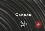 Image of water skiing Ottawa Ontario Canada, 1957, second 3 stock footage video 65675058826