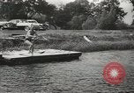 Image of water skiing Ottawa Ontario Canada, 1957, second 29 stock footage video 65675058826