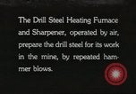 Image of drill steel heating furnace United States USA, 1921, second 1 stock footage video 65675058839