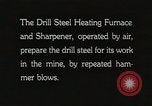 Image of drill steel heating furnace United States USA, 1921, second 3 stock footage video 65675058839