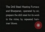 Image of drill steel heating furnace United States USA, 1921, second 5 stock footage video 65675058839