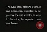 Image of drill steel heating furnace United States USA, 1921, second 8 stock footage video 65675058839
