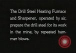 Image of drill steel heating furnace United States USA, 1921, second 21 stock footage video 65675058839