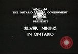 Image of silver mining Ontario Canada, 1920, second 3 stock footage video 65675058840