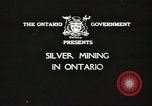 Image of silver mining Ontario Canada, 1920, second 4 stock footage video 65675058840