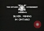 Image of silver mining Ontario Canada, 1920, second 5 stock footage video 65675058840