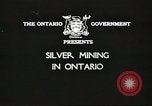 Image of silver mining Ontario Canada, 1920, second 7 stock footage video 65675058840