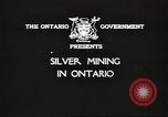 Image of silver mining Ontario Canada, 1920, second 8 stock footage video 65675058840
