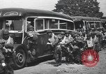 Image of US 82nd Airborne Division paratroopers board buses in England European Theater, 1944, second 7 stock footage video 65675058843