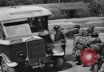 Image of US 82nd Airborne Division paratroopers board buses in England European Theater, 1944, second 10 stock footage video 65675058843