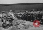 Image of US 82nd Airborne Division paratroopers board buses in England European Theater, 1944, second 29 stock footage video 65675058843