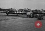 Image of U.S. Paratroopers preparing and departing for airdrop over Normandy England United Kingdom, 1944, second 3 stock footage video 65675058844