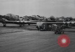Image of U.S. Paratroopers preparing and departing for airdrop over Normandy England United Kingdom, 1944, second 4 stock footage video 65675058844