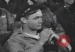 Image of U.S. Paratroopers preparing and departing for airdrop over Normandy England United Kingdom, 1944, second 28 stock footage video 65675058844