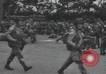 Image of U.S. Paratroopers preparing and departing for airdrop over Normandy England United Kingdom, 1944, second 60 stock footage video 65675058844