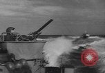 Standbild alliierte Invasion Konvoi unterwegs auf D-Day Normandie Frankreich, 1944, aus Sekunde 10 historischem Filmmaterial Videoclip 65675058845