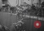 Standbild alliierte Invasion Konvoi unterwegs auf D-Day Normandie Frankreich, 1944, aus Sekunde 47 historischem Filmmaterial Videoclip 65675058845
