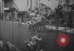 Standbild alliierte Invasion Konvoi unterwegs auf D-Day Normandie Frankreich, 1944, aus Sekunde 49 historischem Filmmaterial Videoclip 65675058845