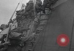 Standbild alliierte Invasion Konvoi unterwegs auf D-Day Normandie Frankreich, 1944, aus Sekunde 56 historischem Filmmaterial Videoclip 65675058845