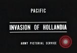 Standbild alliierten Truppen Hollandia Indonesien, 1944, aus Sekunde 1 historischem Filmmaterial Videoclip 65675058849