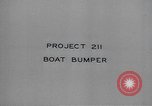 Image of boat bumper Florida United States USA, 1945, second 6 stock footage video 65675058857