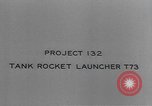 Standbild tank Rocket Launcher Florida United States USA, 1945, aus Sekunde 4 historischem Filmmaterial Videoclip 65675058862