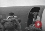 Image of 502nd Parachute Infantry Regiment of 101st Airborne departs for D-Day  England United Kingdom, 1944, second 24 stock footage video 65675058881