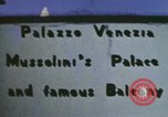 Standbild Palazzo Venezia und Piazza Venezia Rom Italien, 1944, aus Sekunde 1 historischem Filmmaterial Videoclip 65675058912