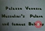 Standbild Palazzo Venezia und Piazza Venezia Rom Italien, 1944, aus Sekunde 3 historischem Filmmaterial Videoclip 65675058912