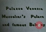 Standbild Palazzo Venezia und Piazza Venezia Rom Italien, 1944, aus Sekunde 4 historischem Filmmaterial Videoclip 65675058912