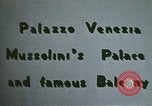 Standbild Palazzo Venezia und Piazza Venezia Rom Italien, 1944, aus Sekunde 5 historischem Filmmaterial Videoclip 65675058912