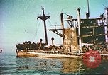 Image of damaged ship Manila Philippines, 1945, second 11 stock footage video 65675058923