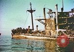 Image of damaged ship Manila Philippines, 1945, second 12 stock footage video 65675058923
