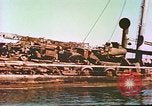 Image of damaged ship Manila Philippines, 1945, second 17 stock footage video 65675058923