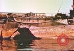 Image of damaged ship Manila Philippines, 1945, second 24 stock footage video 65675058923