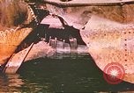 Image of damaged ship Manila Philippines, 1945, second 35 stock footage video 65675058923