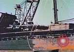 Image of damaged ship Manila Philippines, 1945, second 9 stock footage video 65675058924