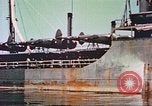 Image of damaged ship Manila Philippines, 1945, second 19 stock footage video 65675058924