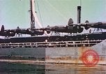 Image of damaged ship Manila Philippines, 1945, second 21 stock footage video 65675058924