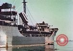Image of damaged ship Manila Philippines, 1945, second 33 stock footage video 65675058924