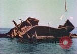 Image of damaged ship Manila Philippines, 1945, second 58 stock footage video 65675058924