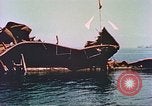 Image of damaged ship Manila Philippines, 1945, second 61 stock footage video 65675058924