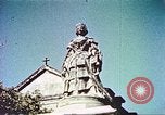 Image of damaged cathedral Manila Philippines, 1945, second 7 stock footage video 65675058926