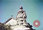 Image of damaged cathedral Manila Philippines, 1945, second 9 stock footage video 65675058926