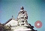 Image of damaged cathedral Manila Philippines, 1945, second 11 stock footage video 65675058926