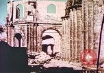 Image of damaged cathedral Manila Philippines, 1945, second 19 stock footage video 65675058926