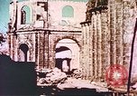 Image of damaged cathedral Manila Philippines, 1945, second 21 stock footage video 65675058926