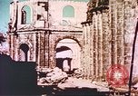 Image of damaged cathedral Manila Philippines, 1945, second 23 stock footage video 65675058926
