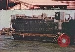 Image of damaged landing crafts Manila Philippines, 1945, second 1 stock footage video 65675058932