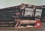 Image of damaged landing crafts Manila Philippines, 1945, second 9 stock footage video 65675058932